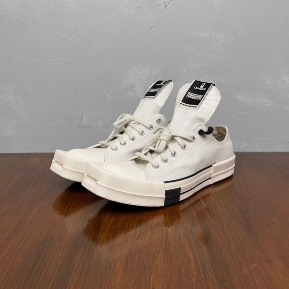 NIB Rick Owens x Converse Turbodrk Chuck 70 Sneakers 172345C Men's 10, EU 44 NEW - Picture 4 of 10